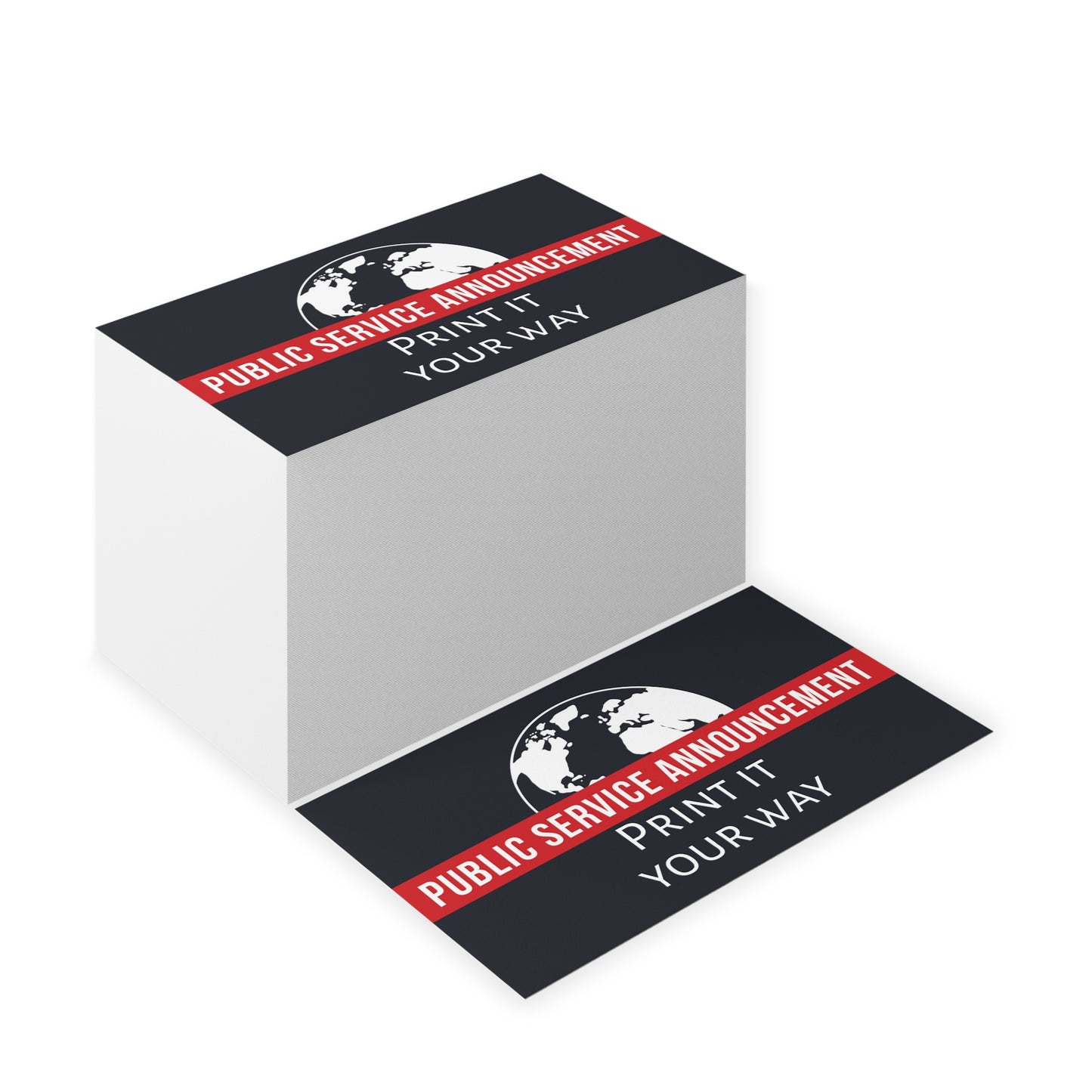 Customizable PSA Handout Cards