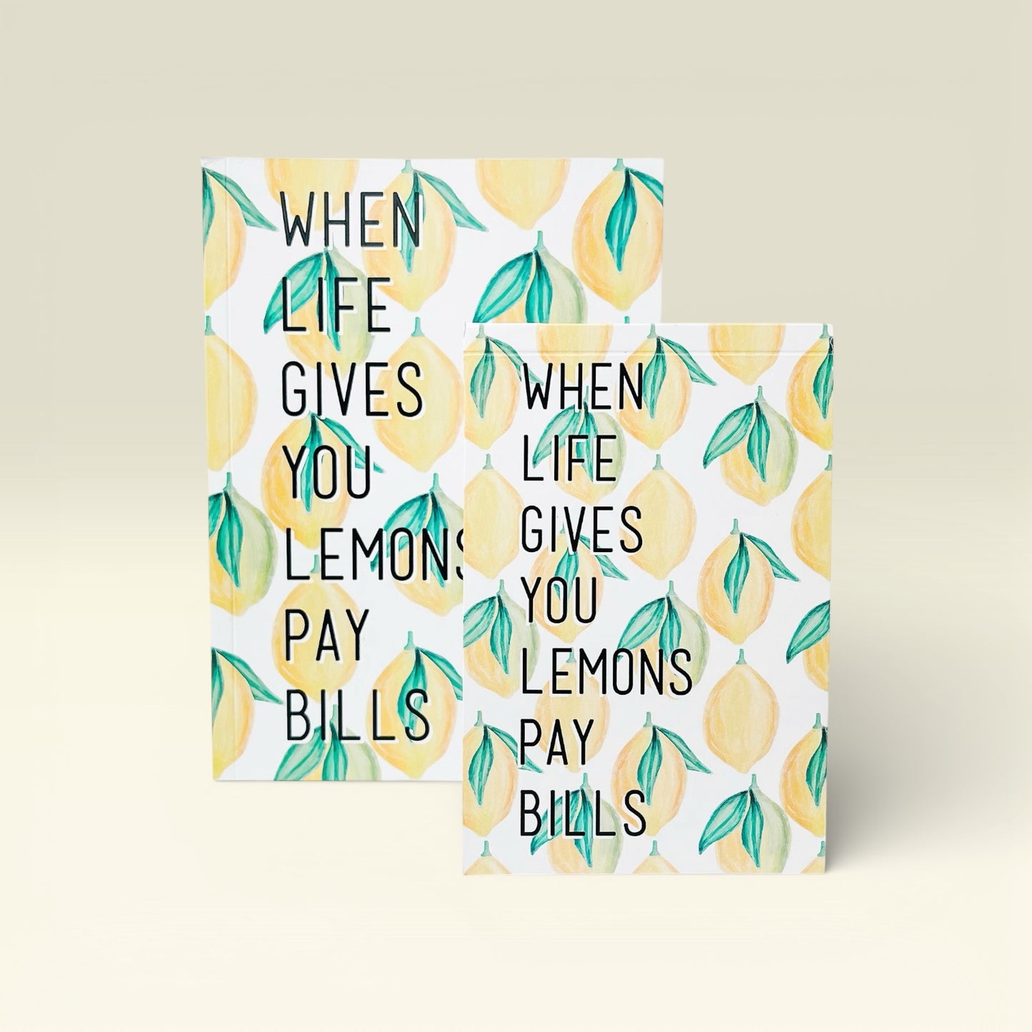 "When Life Gives you Lemons" Journal + pocket journal