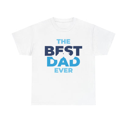 Best Dad Ever Mustache Cotton Tee