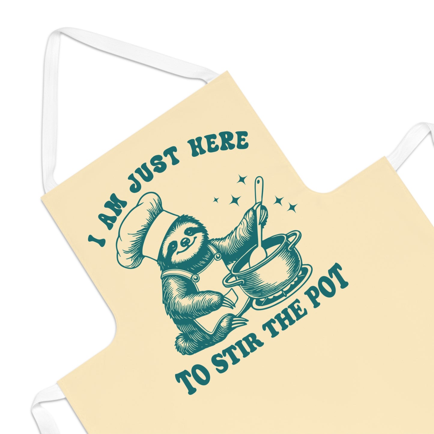 Humorous Sloth Apron for Cooking Enthusiasts,