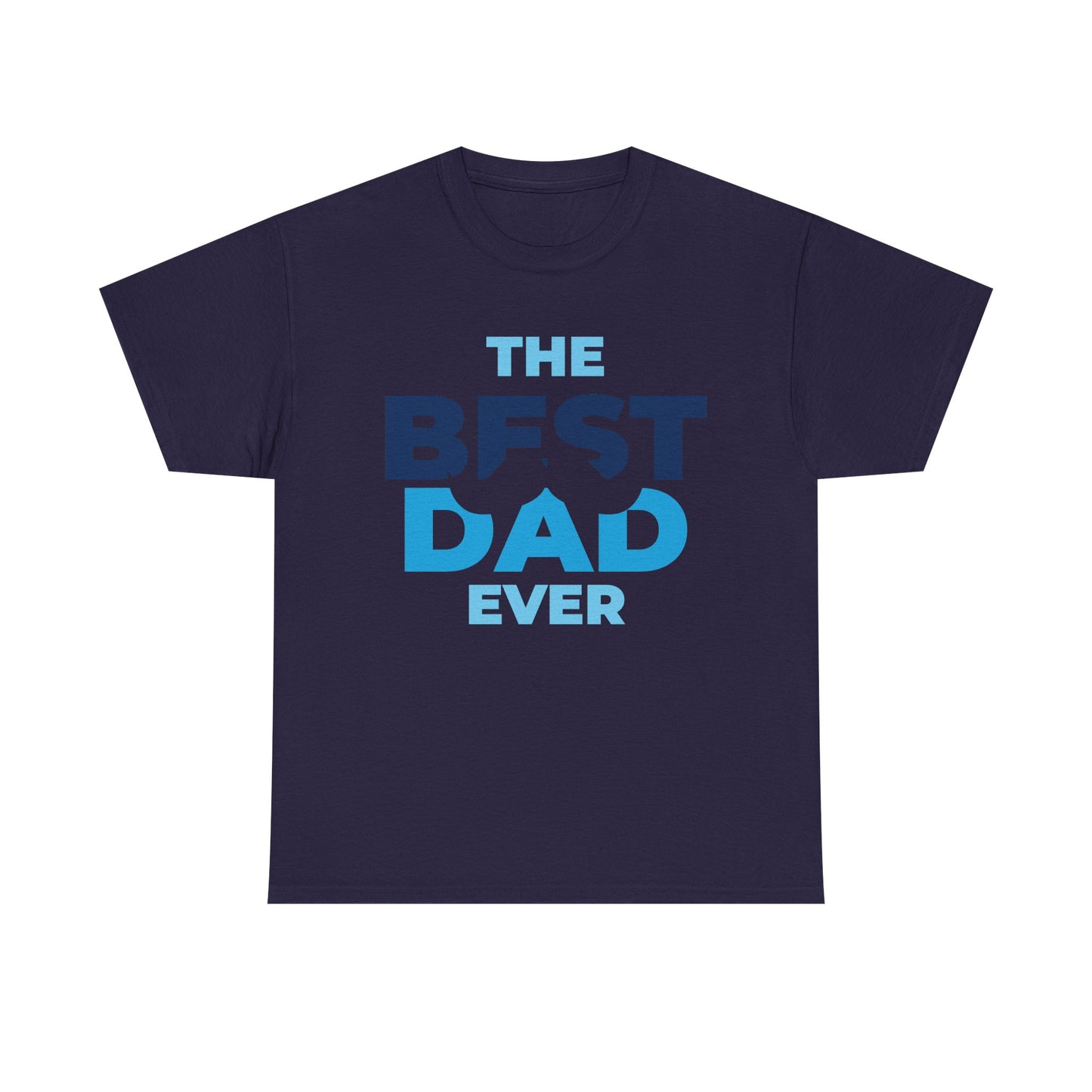 Best Dad Ever Mustache Cotton Tee