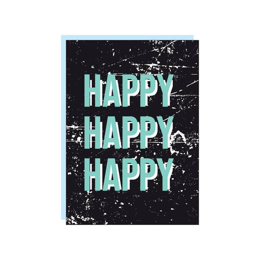 Happy Happy Happy Card