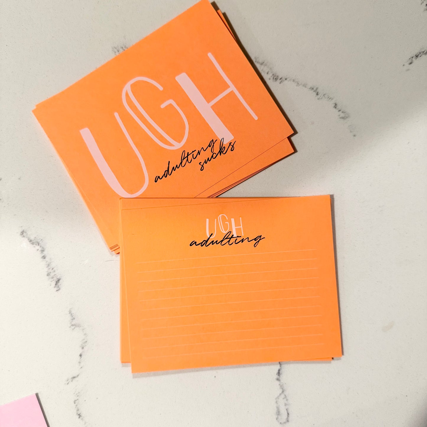 UGH Adulting Sucks Notecard Set