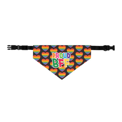 Proud BFF Pet Bandana Collar