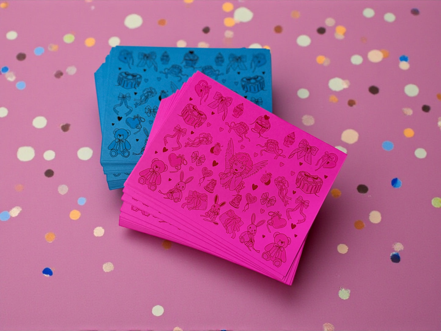 Coquette Collage Cards