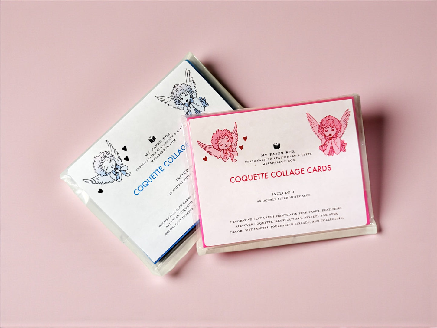 Coquette Collage Cards