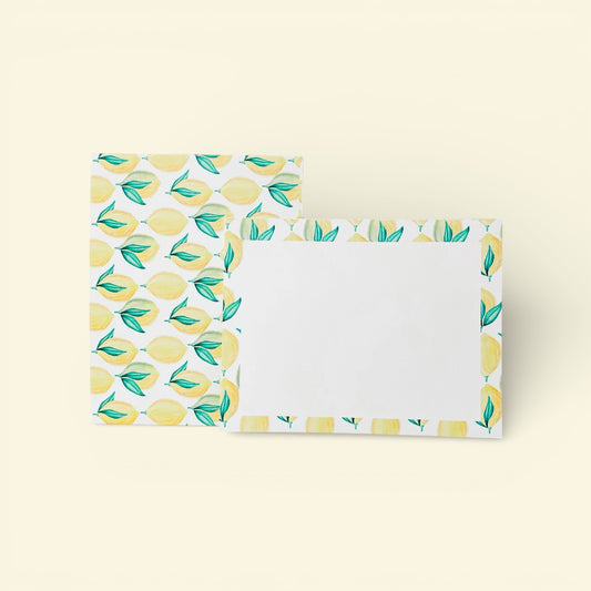 Lemon Notecard Set