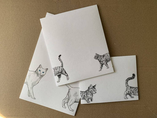 Cat Butt Notepad Set