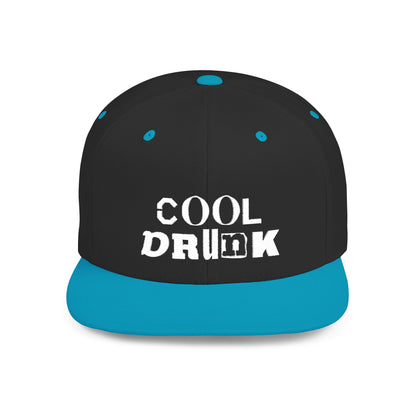 Cool Drunk Flat Bill Snapback Hat