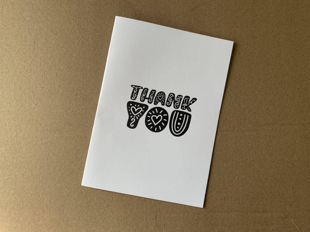 Thank You Doodle Card