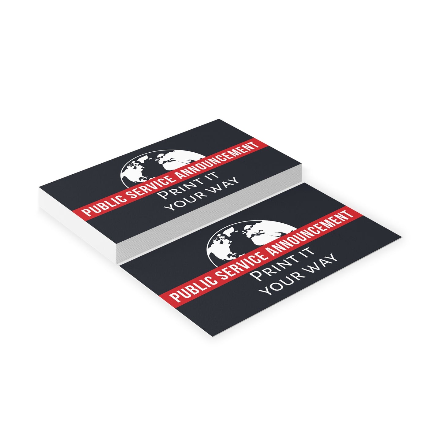 Customizable PSA Handout Cards