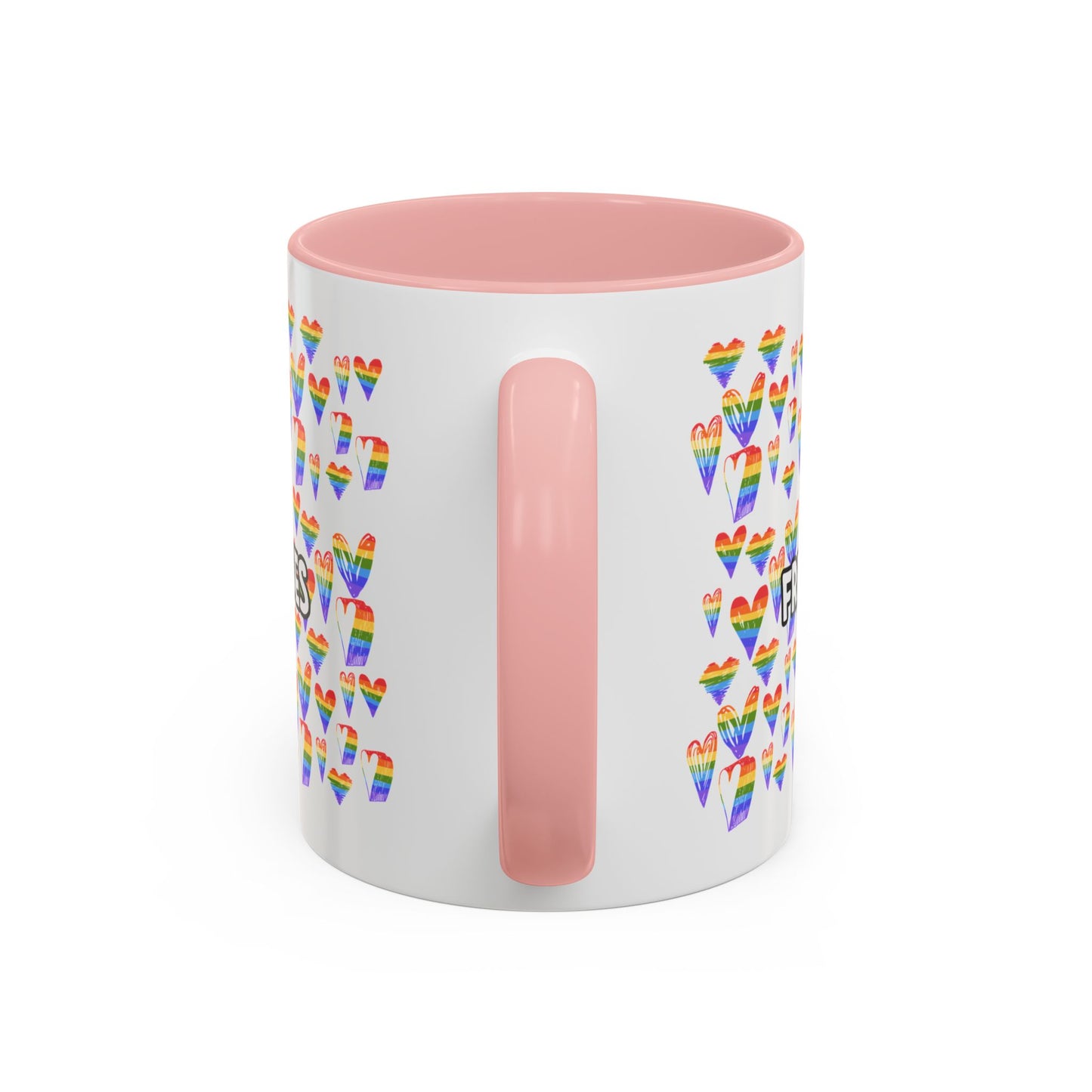 Colorful Free Kisses Coffee Mug