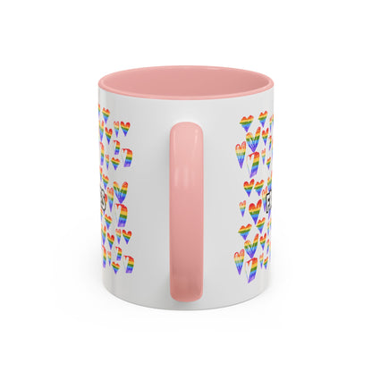 Colorful Free Kisses Coffee Mug