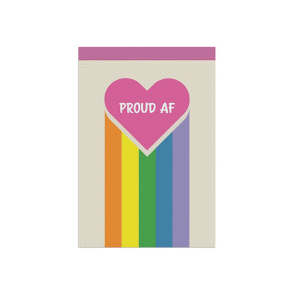 Proud AF Garden Banner, LGBTQ+ Pride Decoration