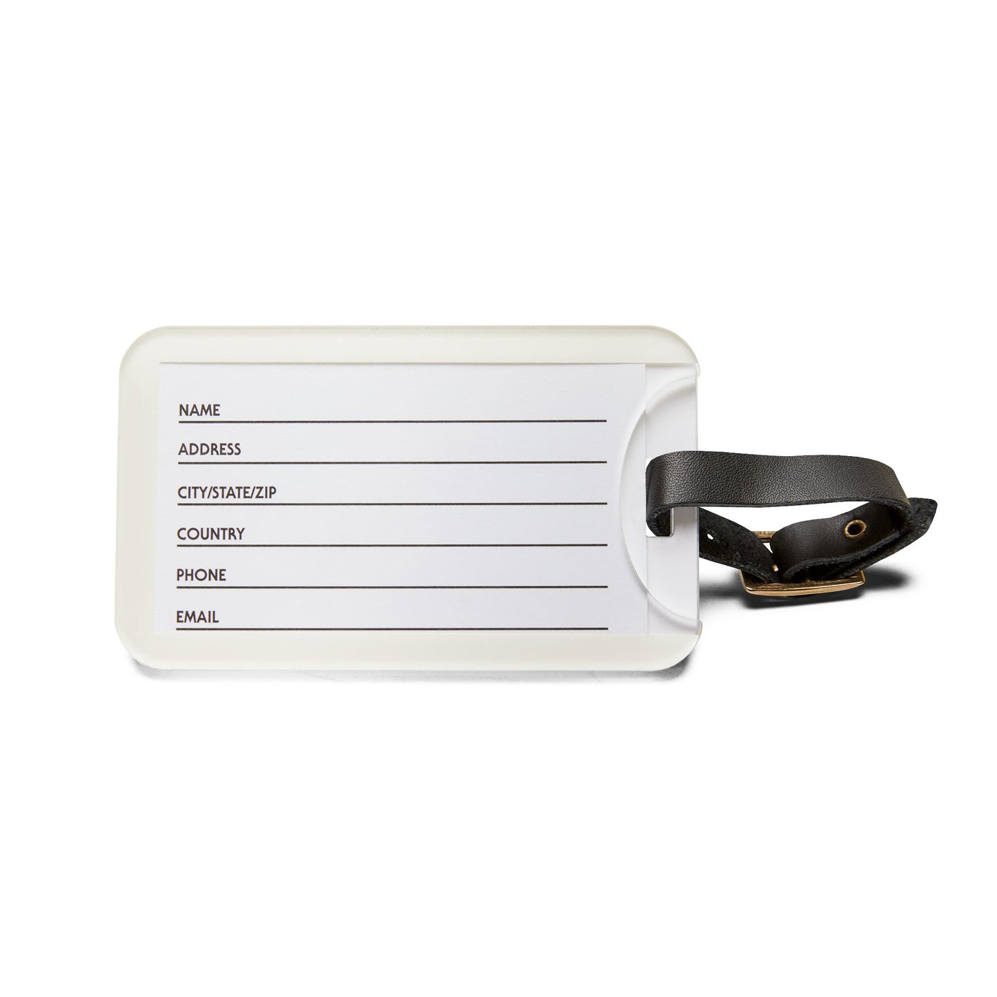 Old man card Vintage Luggage Tag