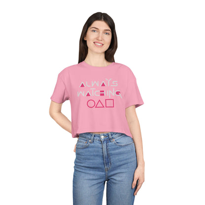 Always Watching Women's Crop Tee