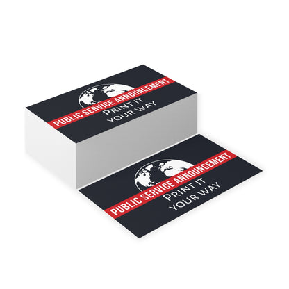 Customizable PSA Handout Cards