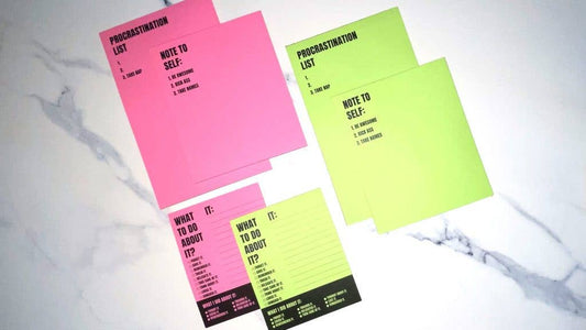 Nope Neon Notepad Set