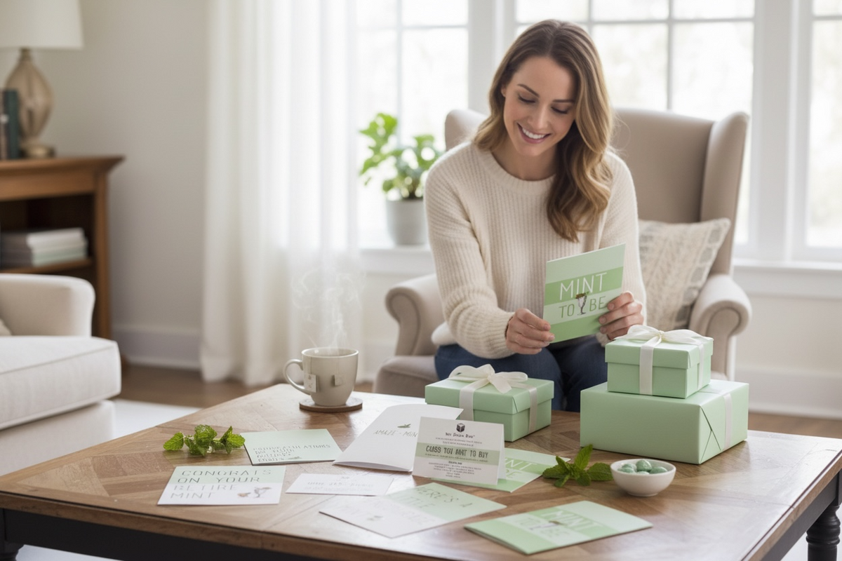 “Mint to Be” Greeting Card Set