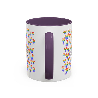 Colorful Free Kisses Coffee Mug