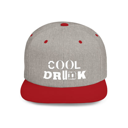 Cool Drunk Flat Bill Snapback Hat