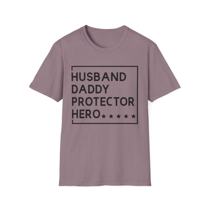 Husband Daddy Protector Hero T-Shirt