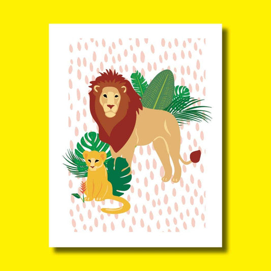 Greeting Card - Lion Card