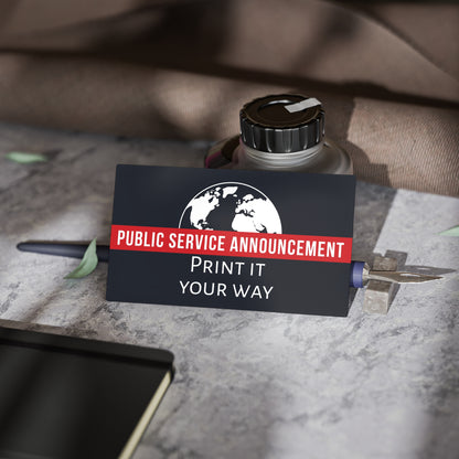 Customizable PSA Handout Cards