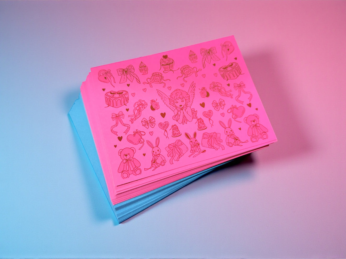 Coquette Collage Cards