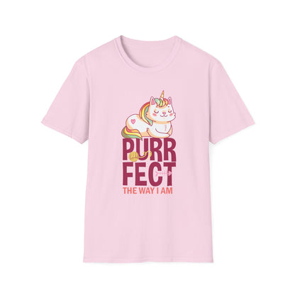 Purrfect Unicorn T-Shirt, Cute Cat Tee, Gift for Cat Lovers, Funny Unicorn Shirt, Birthday, Party, Everyday Wear