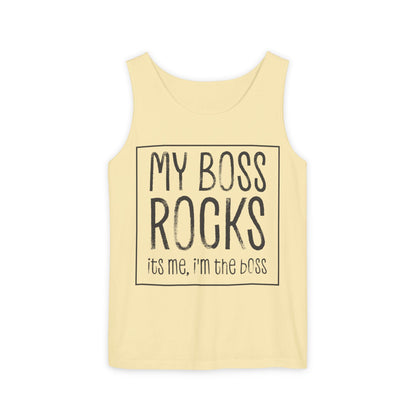 Boss's Day Unisex Garment-Dyed Tank Top