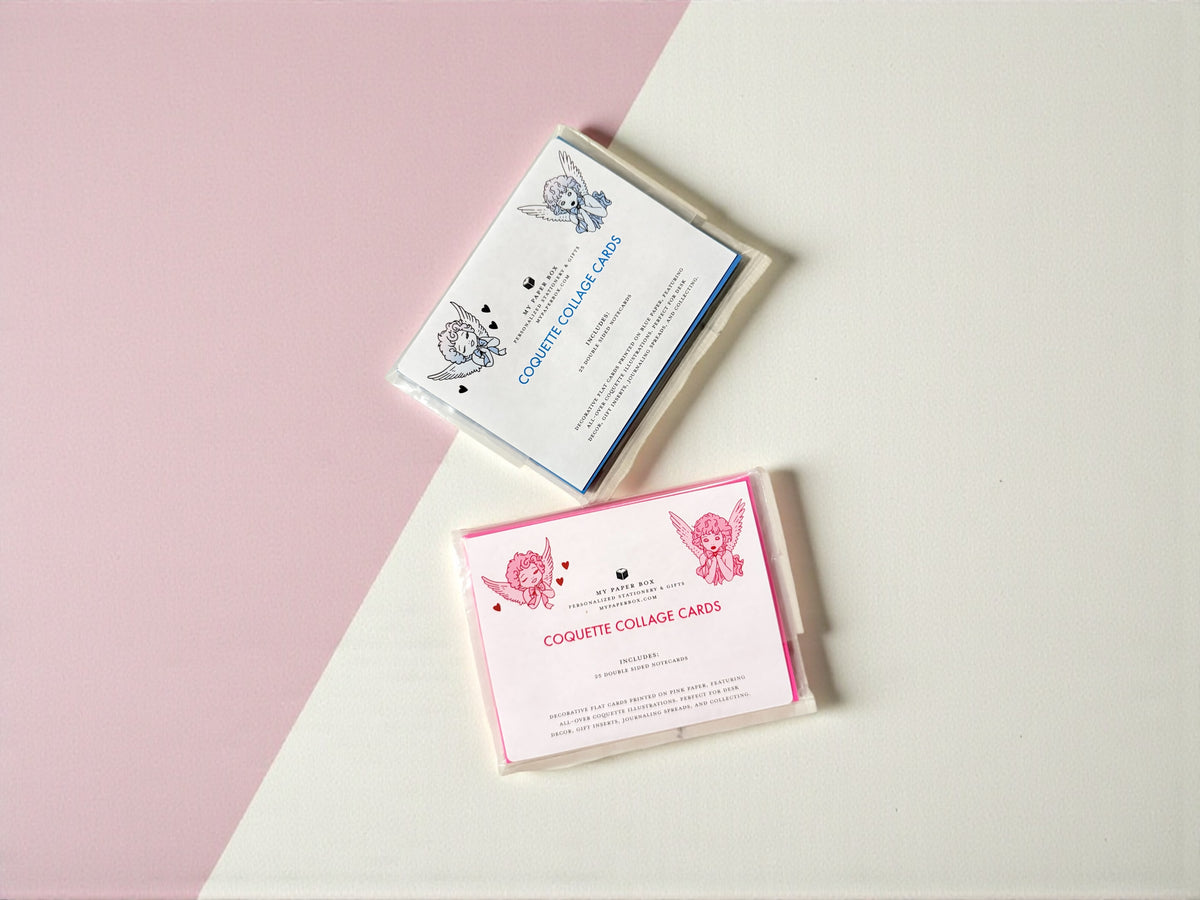 Coquette Collage Cards
