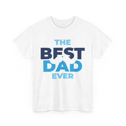Best Dad Ever Mustache Cotton Tee