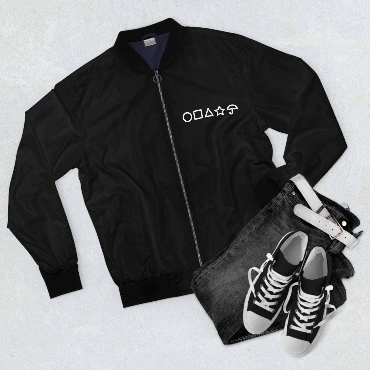 Edgy Men's Bomber Jacket