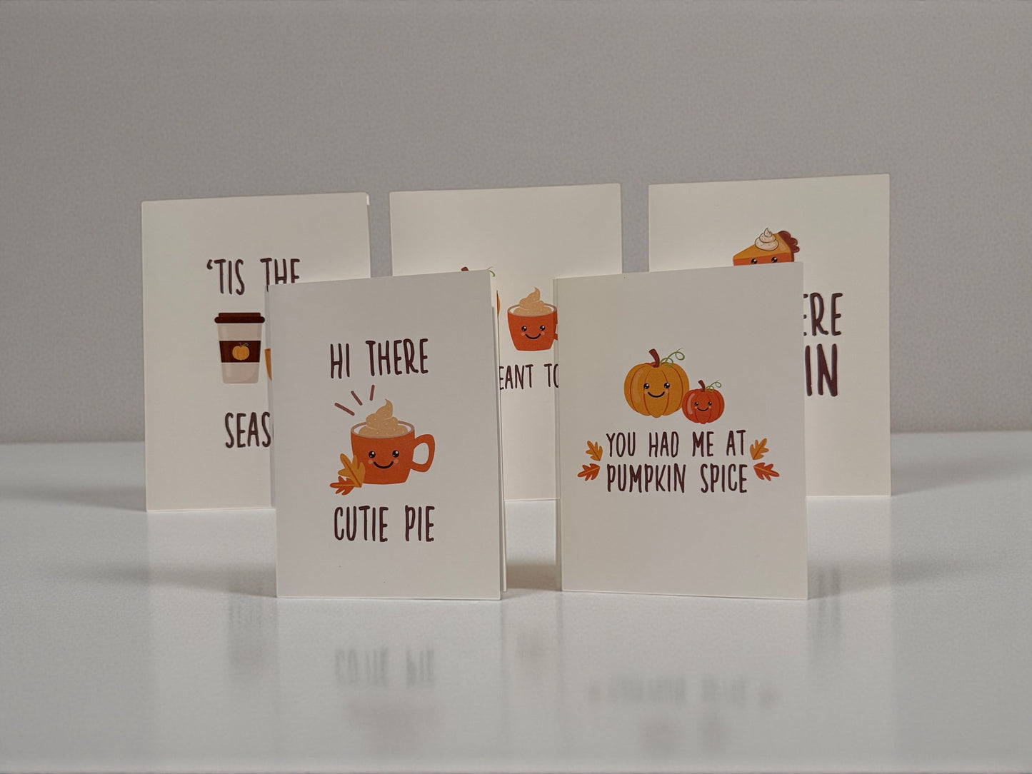 Pumpkin Spice Greeting Card Set