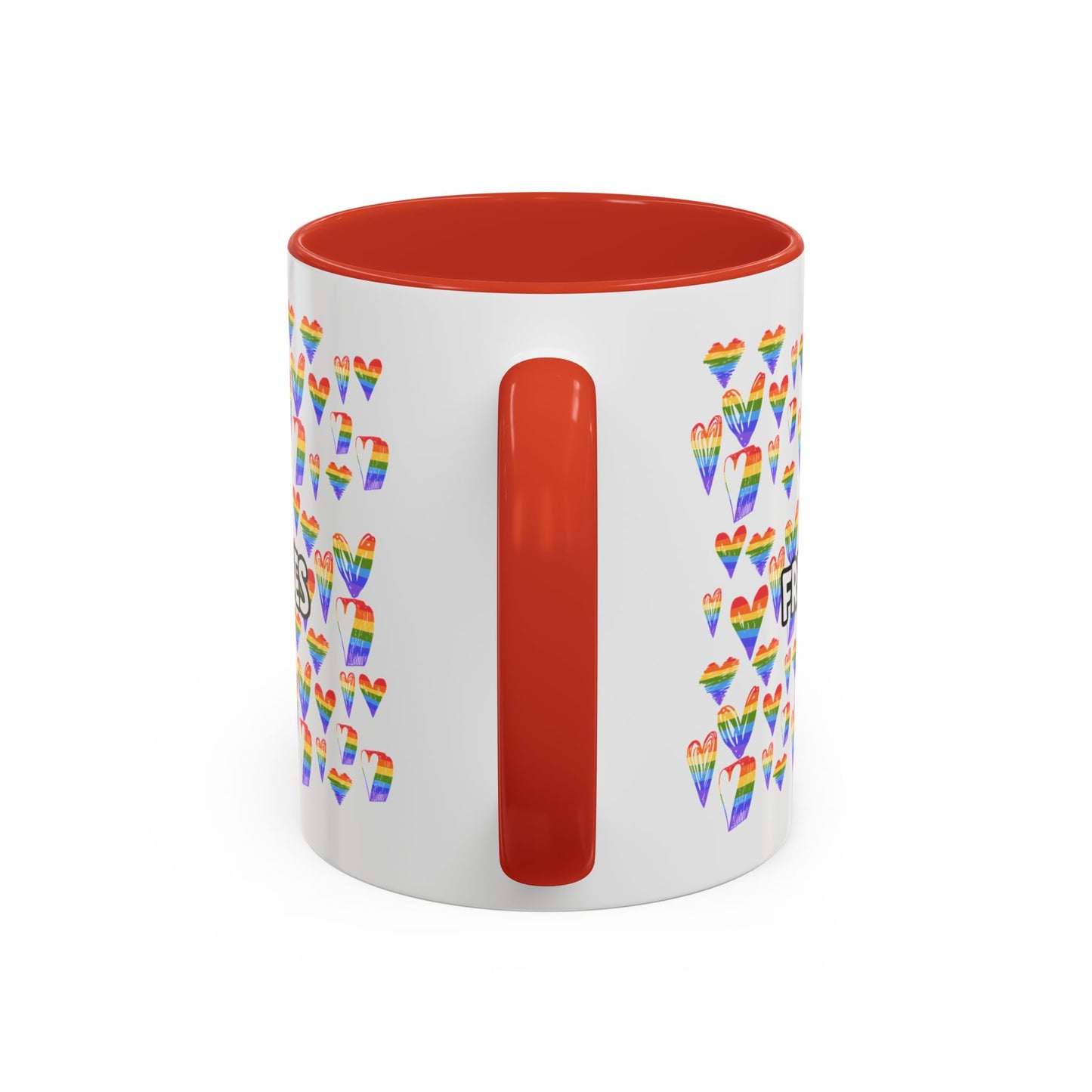Colorful Free Kisses Coffee Mug