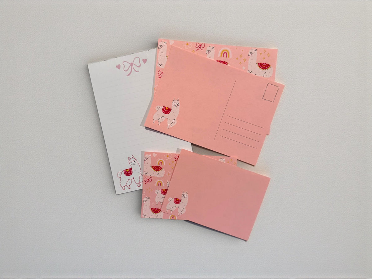 Llama Love Stationery Set