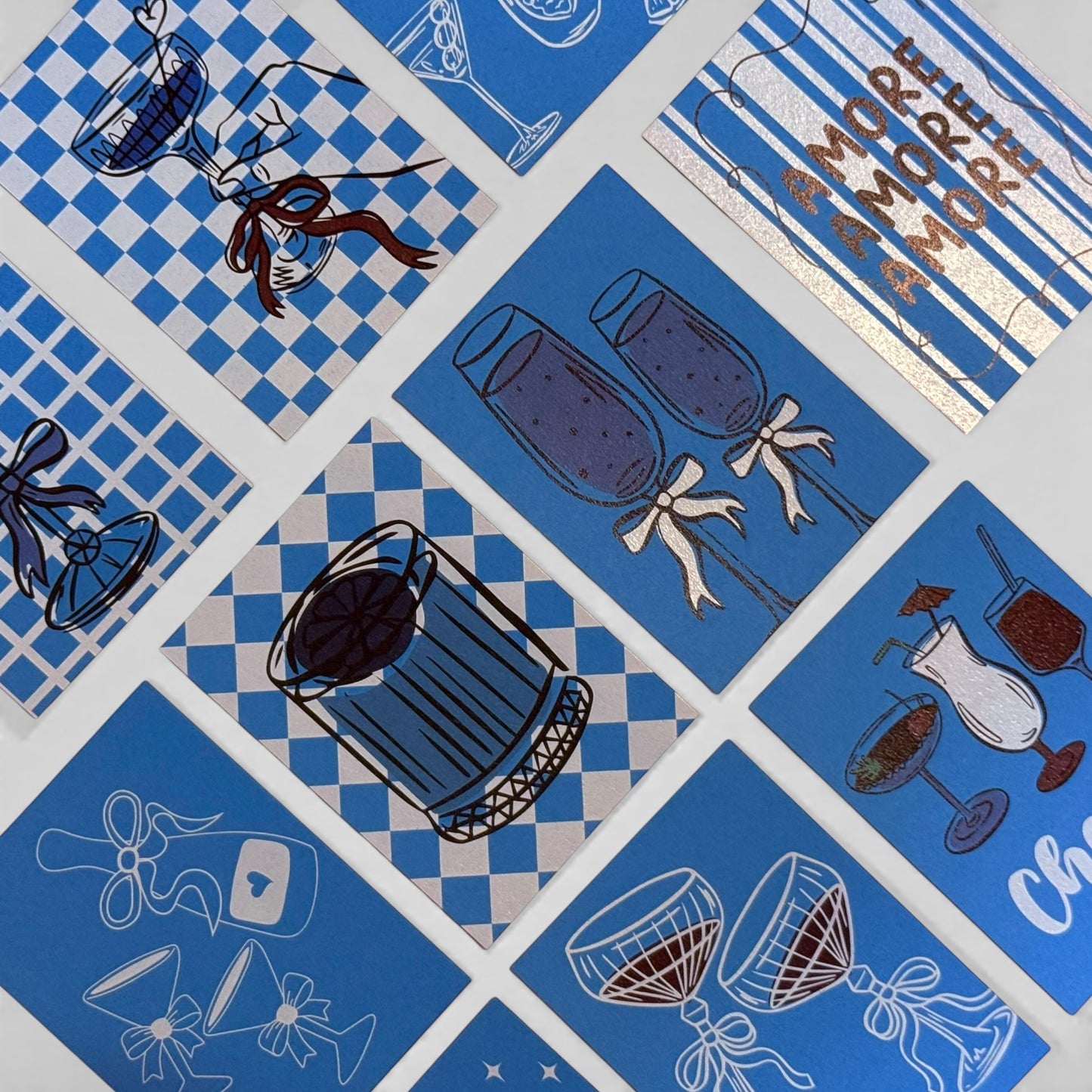 Cheers Edition Gift Tags – Cocktail Mini Cards