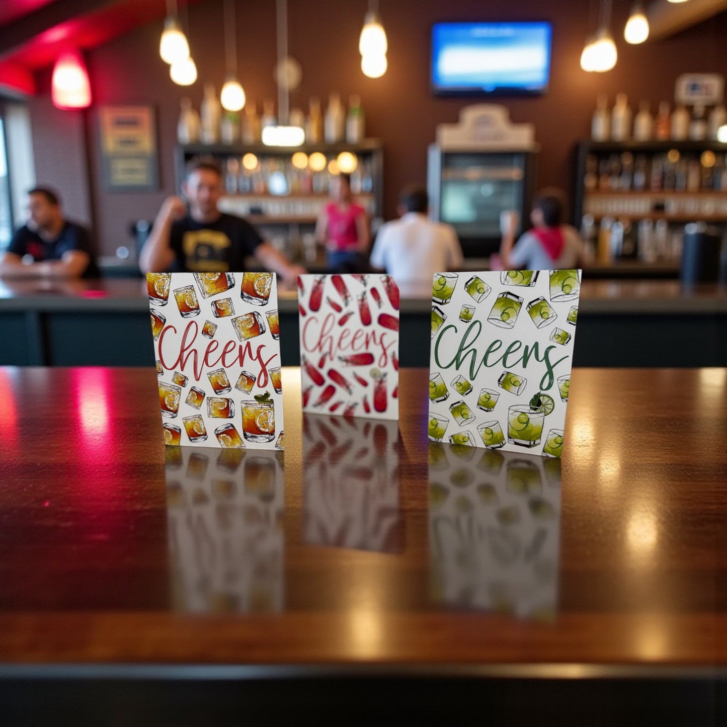 Cheers Greeting Card Set Boxed Greeting Card Set — A2 Size