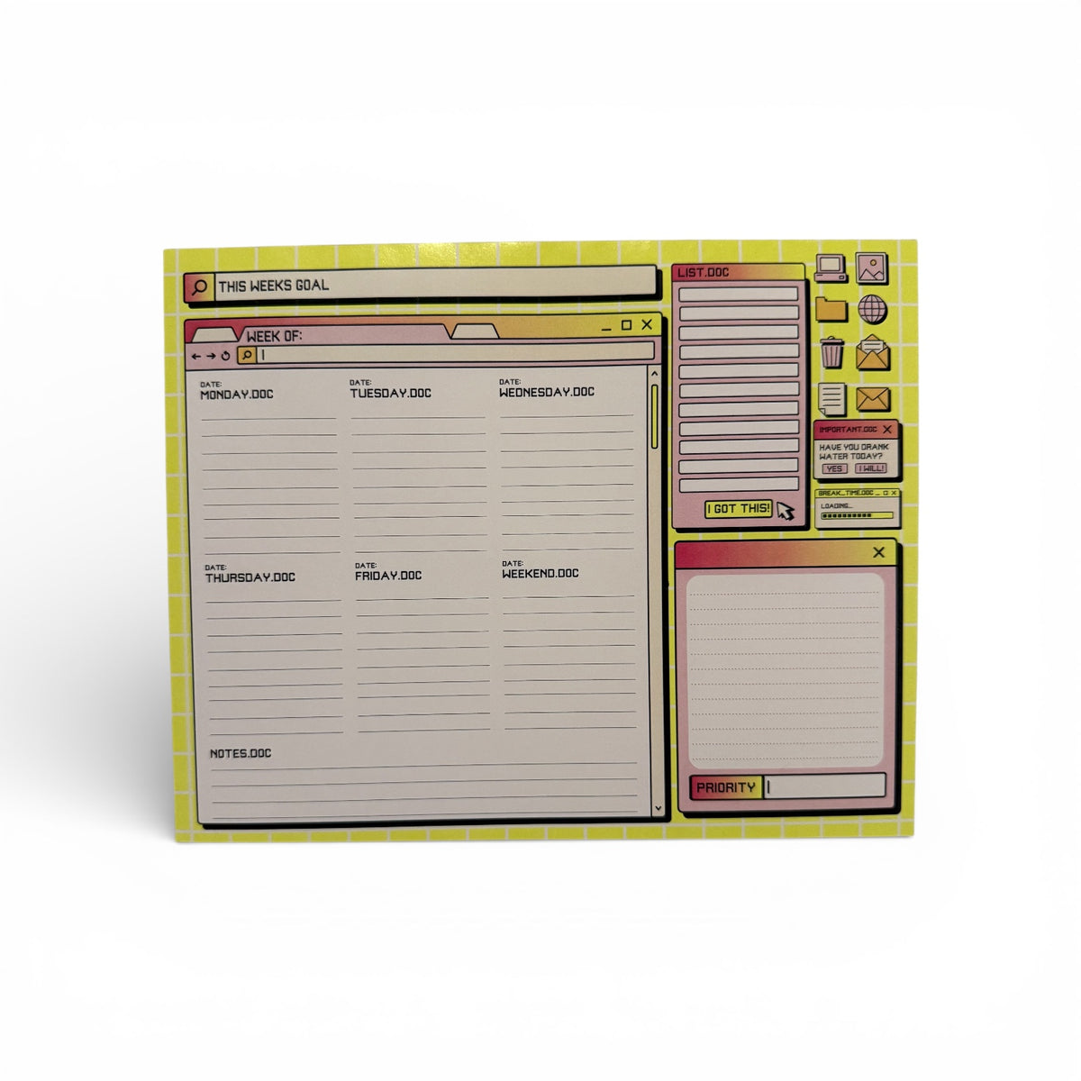 Retro computer Notepad