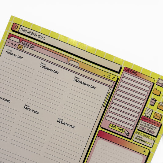 Retro computer Notepad