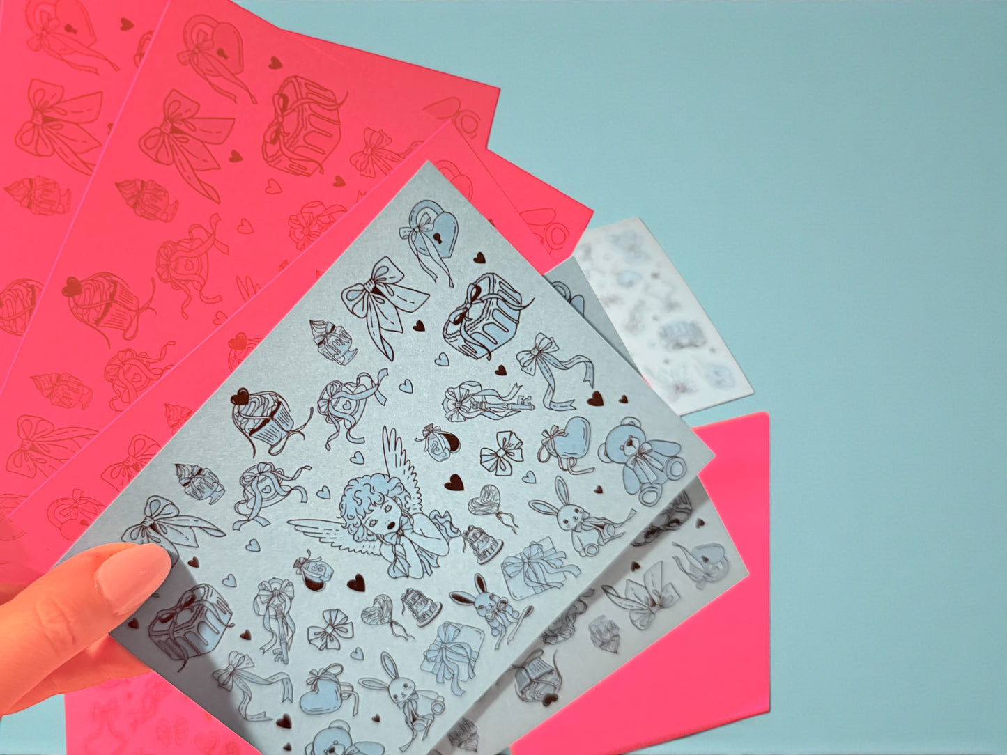 Coquette Collage Cards