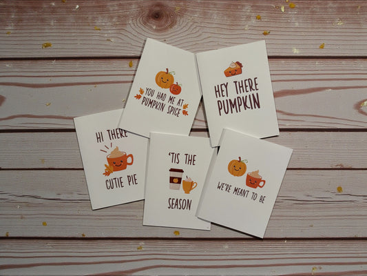 Pumpkin Spice Greeting Card Set