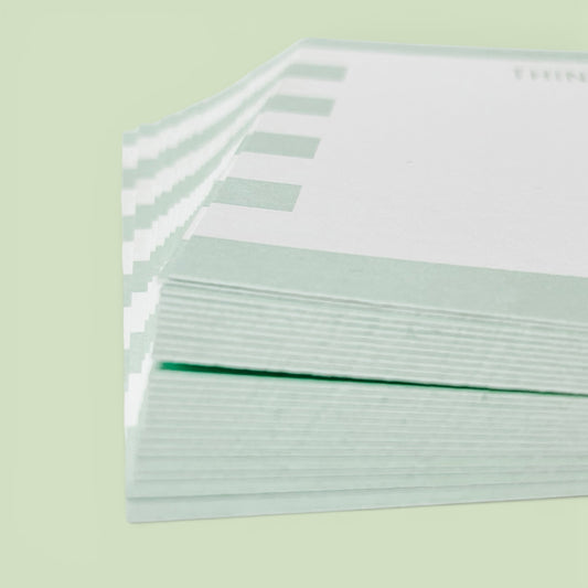 Mint to do notecard set