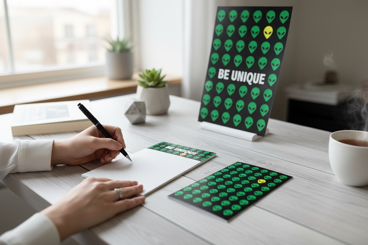 Unique Alien Notepad