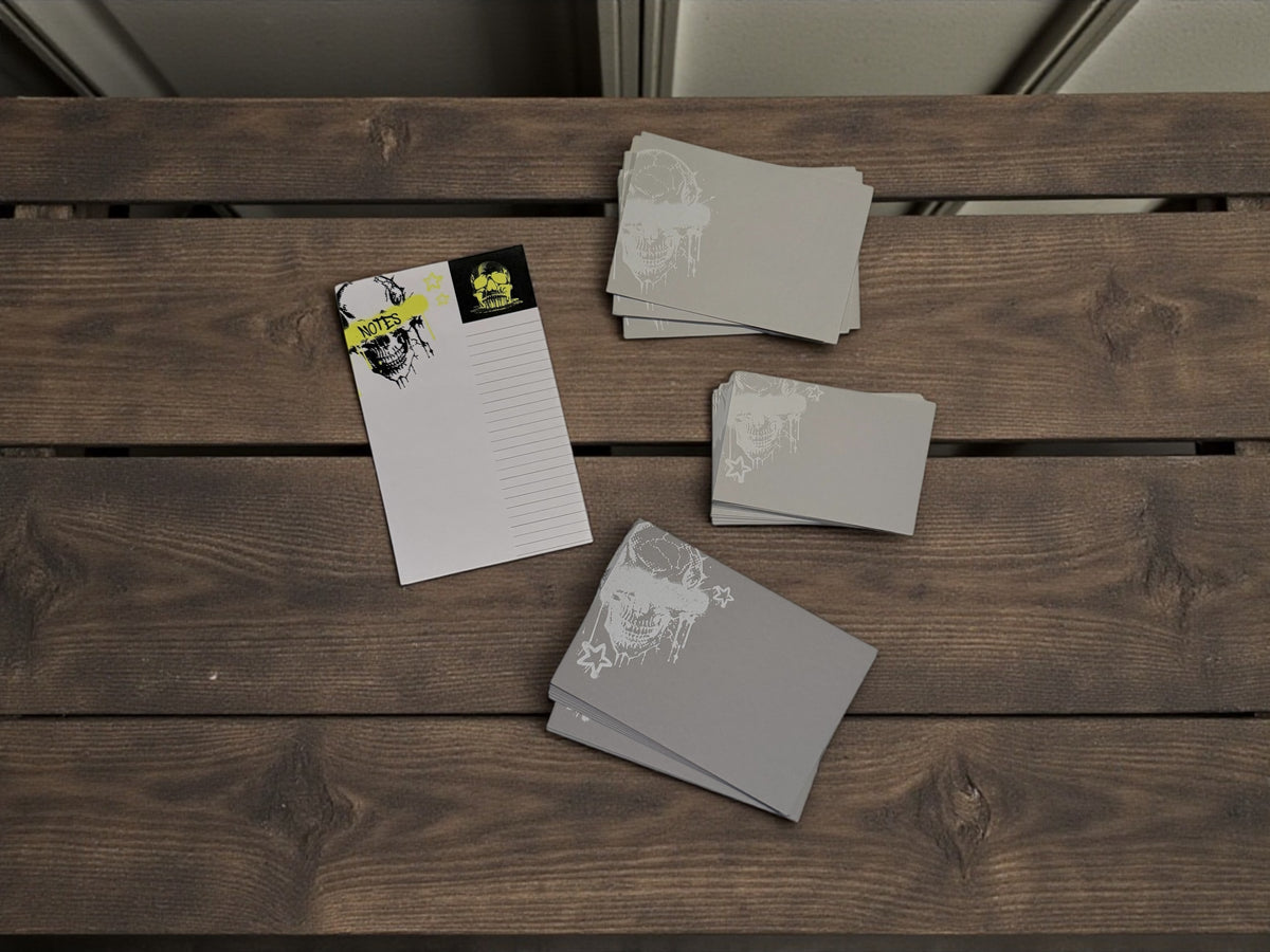 Skull + Stars Stationery Set