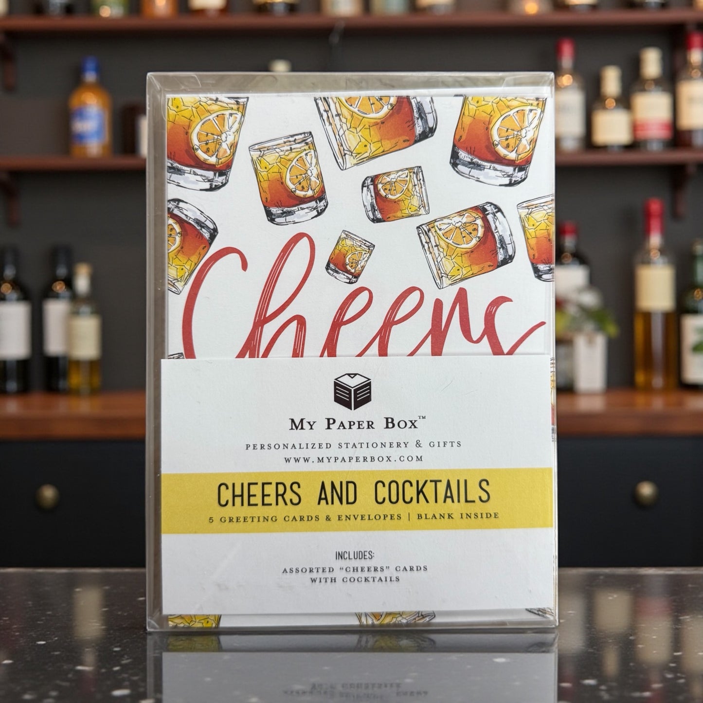 Cheers Greeting Card Set Boxed Greeting Card Set — A2 Size