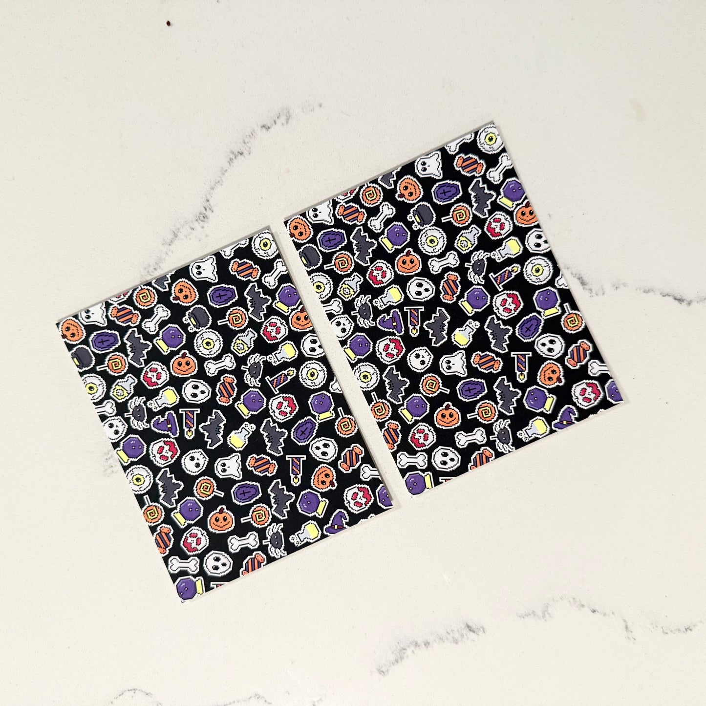 Halloween Pixels Notecard Set