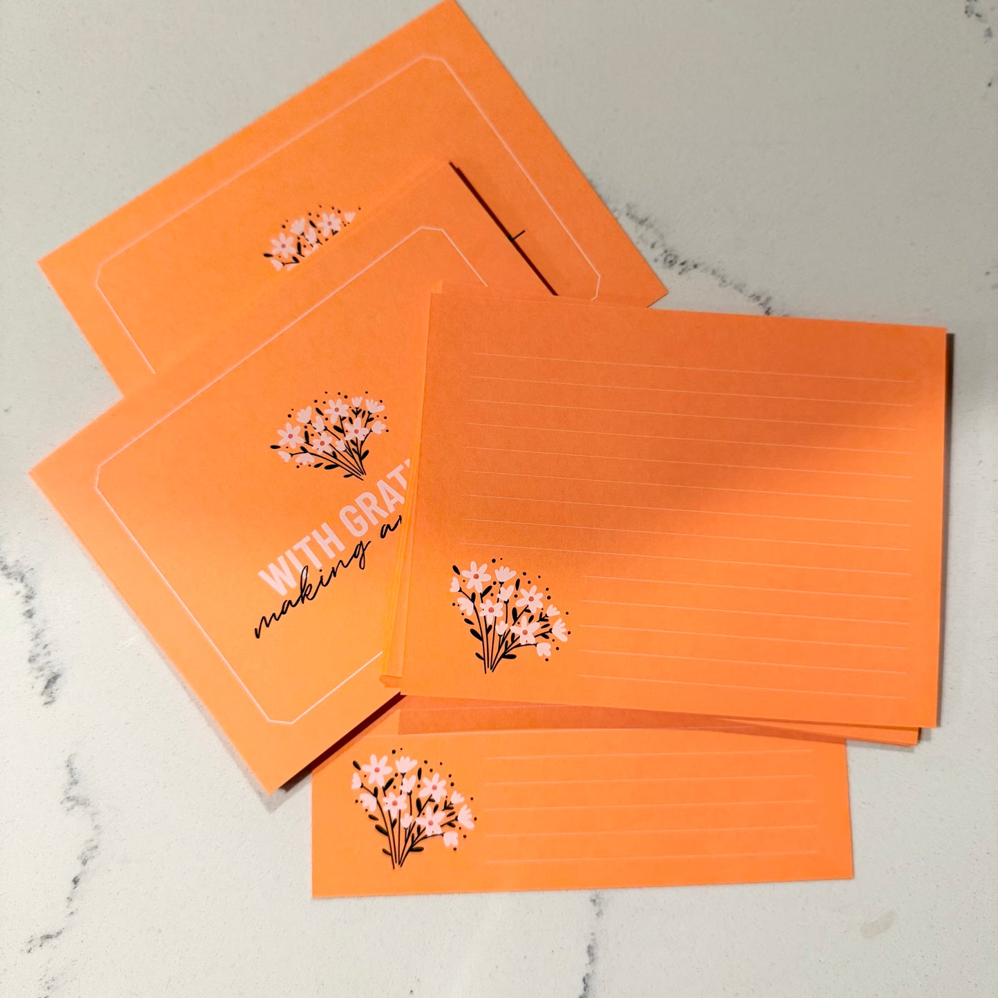 With Gratitude Notecard Set