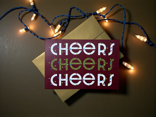 Cheers with Gold Envelope